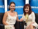 Actress Ashley Judd, left, and mother, singer Naomi Judd pose after the launch of Naomi's SiriusXM series 