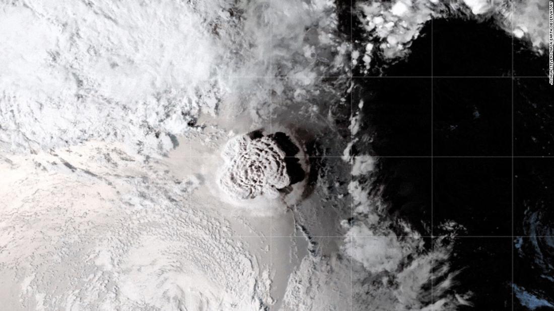 The Tonga eruption blasted enough water into Earth's atmosphere to fill 58,000 Olympic pools, according to NASA