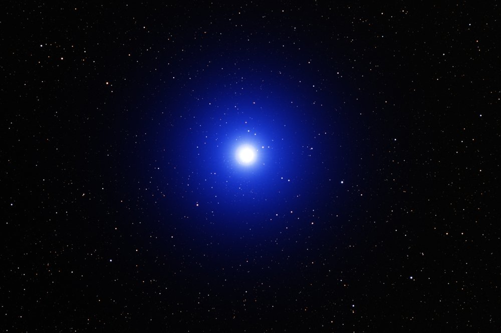 Sirius, -,brightest,star,seen,from,earth,,photographed,through