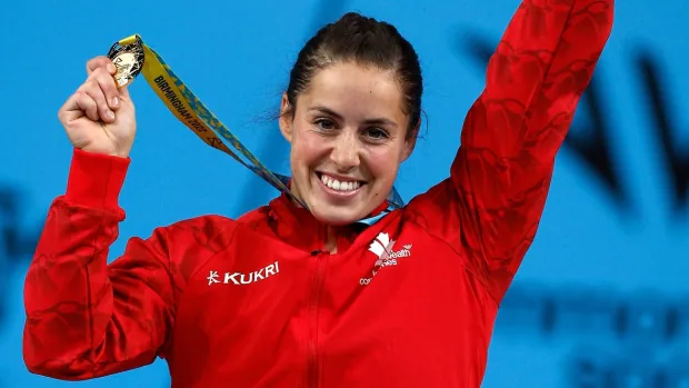 Canada's Maude Charron wins Commonwealth Games weightlifting gold in record-breaking performance |  CBC sport