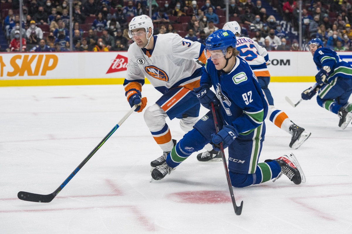 Could Vasily Podkolzin at center be the answer to making the Canucks top-9 work?