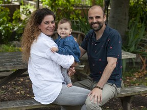 Manuel and Samia Perez with their 10 month old daughter Amalia.