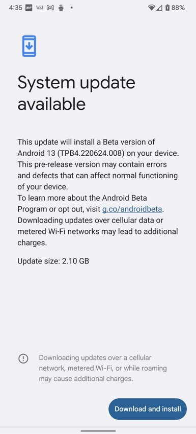 Android 13 Beta 4.1 installed on the Pixel 6 Pro - Installing Android 13 Beta 4.1 fixes the fingerprint scanners on the Pixel 6, Pixel 6 Pro