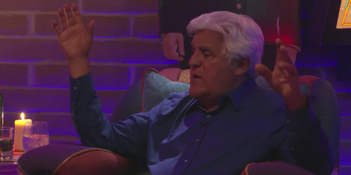 Jay Leno explains how Staffer's reaction to the trans joke had him vowing to never tell anyone again