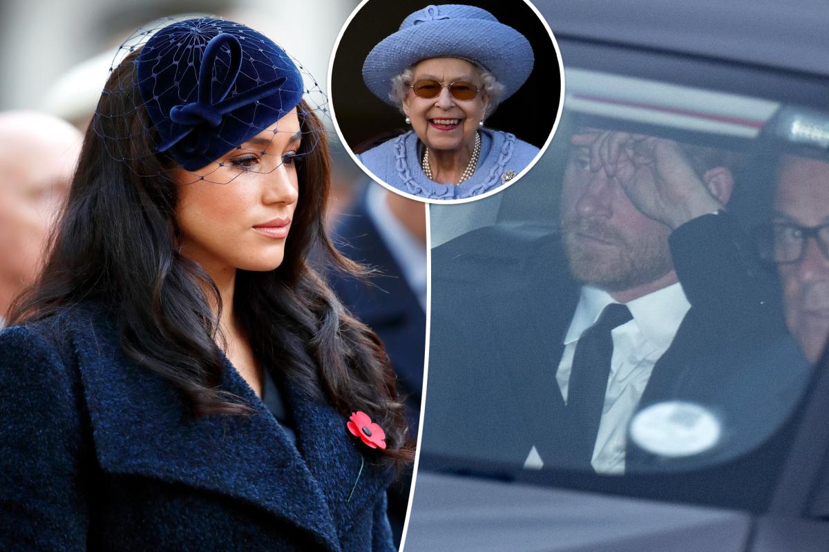 Prince Harry and Meghan Markle pay somber tribute to Queen Elizabeth after her death