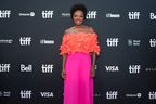 Viola Davis poses for a photo on the red carpet for the film The Woman King at Roy Thomson Hall during the second night of the Toronto International Film Festival on Friday, September 9, 2022.  