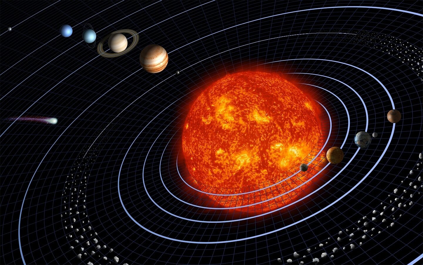 What is the smallest planet?  (It's not Pluto.) Take a closer look at planet size.