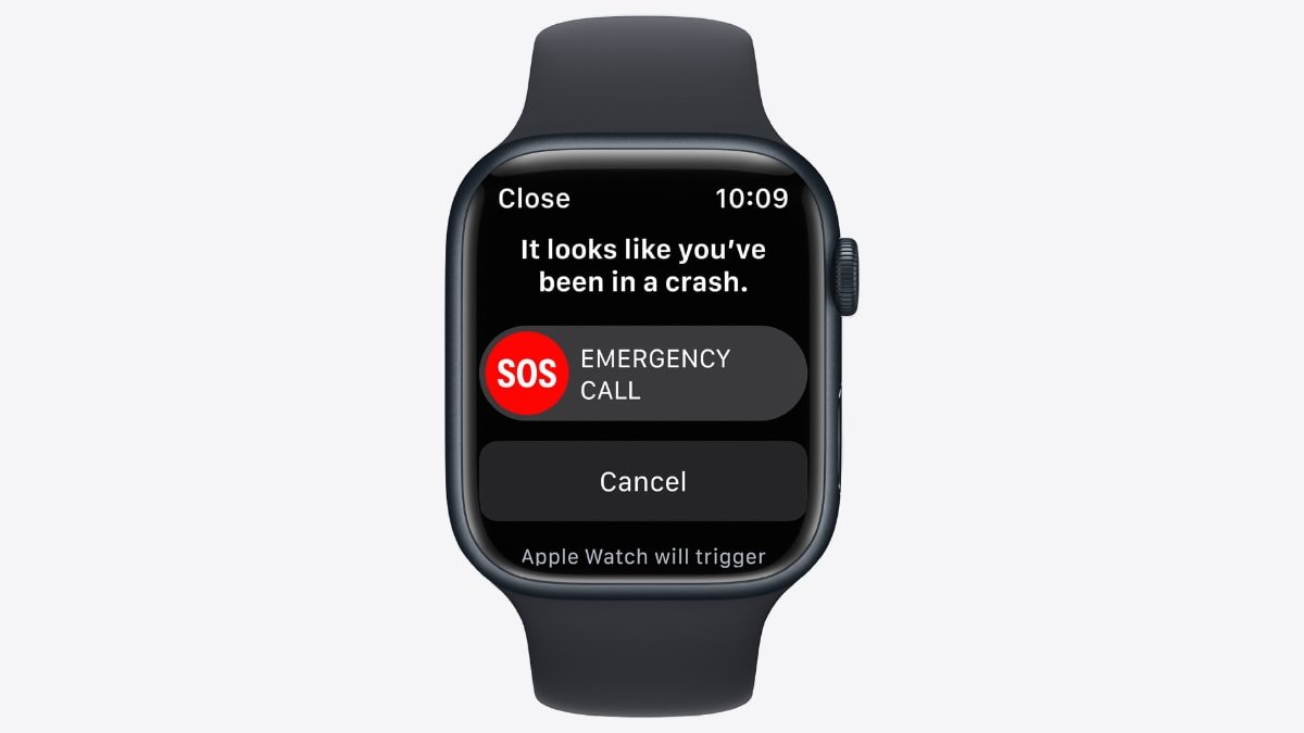 Crash detection on the Apple Watch Series 8