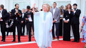 Hillary Clinton attends the Venice Film Festival