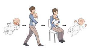 Walk, Then Sit: A Science Recipe That Helps Babies Stop Crying