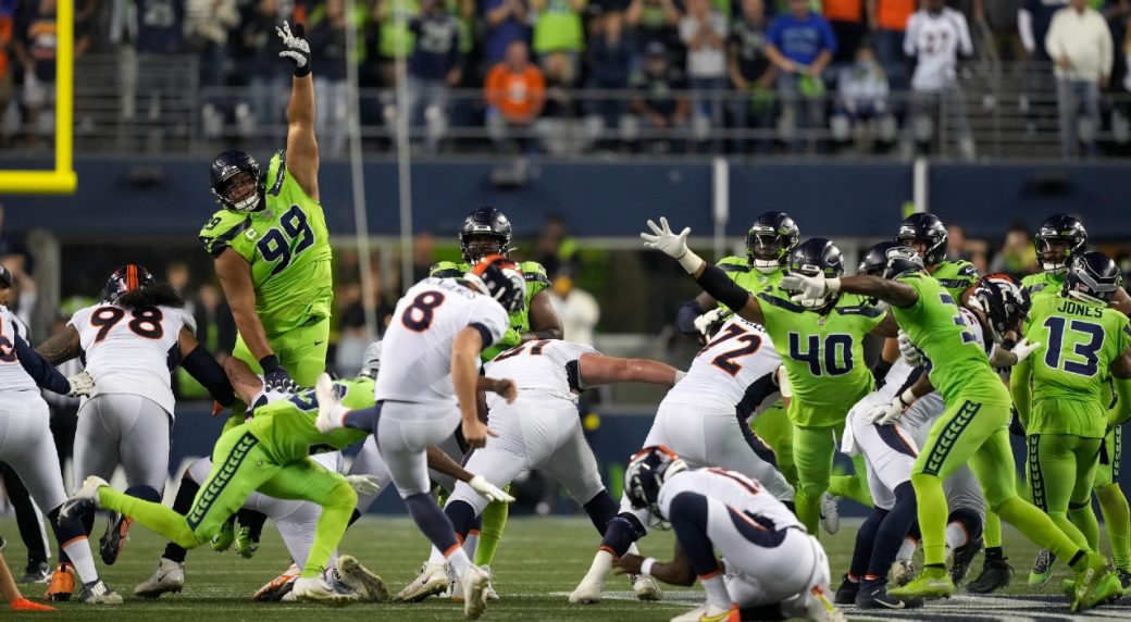 Hackett says Broncos "definitely should have tried" after a long FG try against Seahawks.