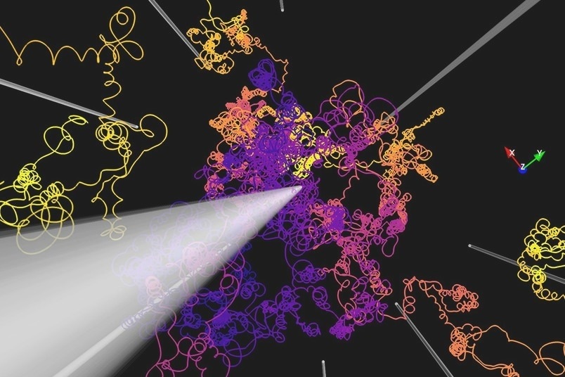 A unique computer program with the ability to simulate cosmic rays