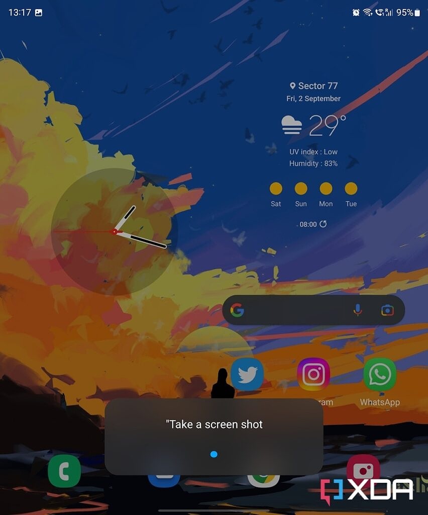 How to take a screenshot with Bixby on the Galaxy Z Fold 4