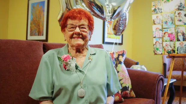 Great grandma celebrates her 105th birthday with 'gruesome' crime novels and a glass of rum |  CBC News