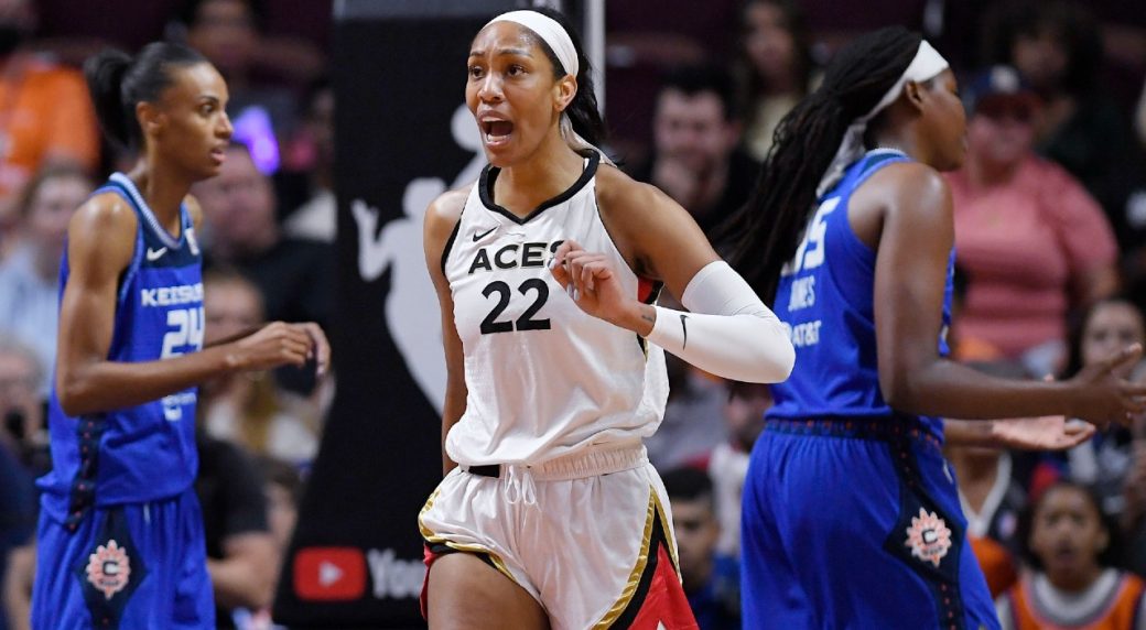 The Las Vegas Aces defeat the Connecticut Sun to win the inaugural WNBA championship