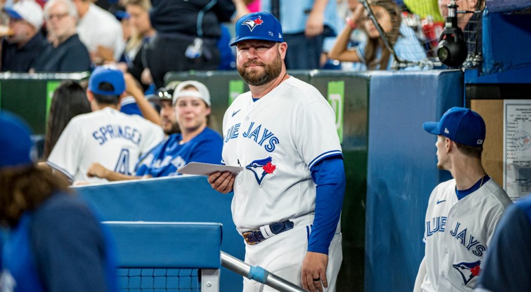 Blue Jays manager Schneider discusses Kirk's injury, Manoah's workload and more