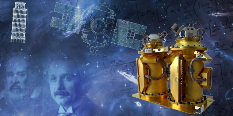 Einstein wins again: space satellite confirms weak equivalence principle