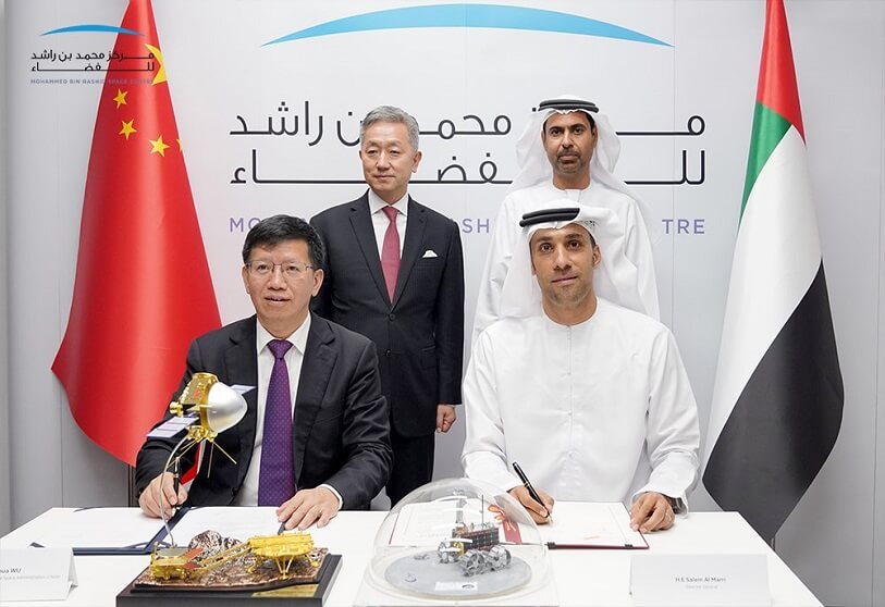 Emirates and China join forces to reach the surface of the moon hand in hand