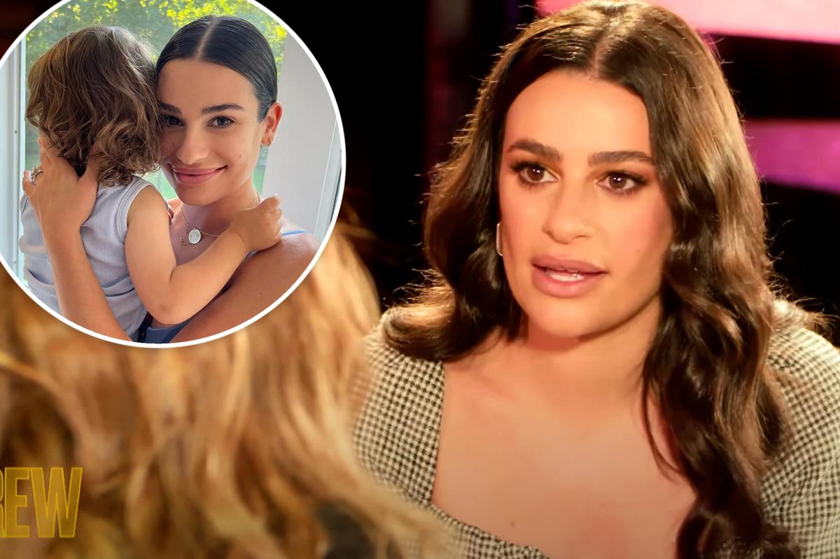 Lea Michele: Motherhood was 'grounding' after 'Glee' backlash