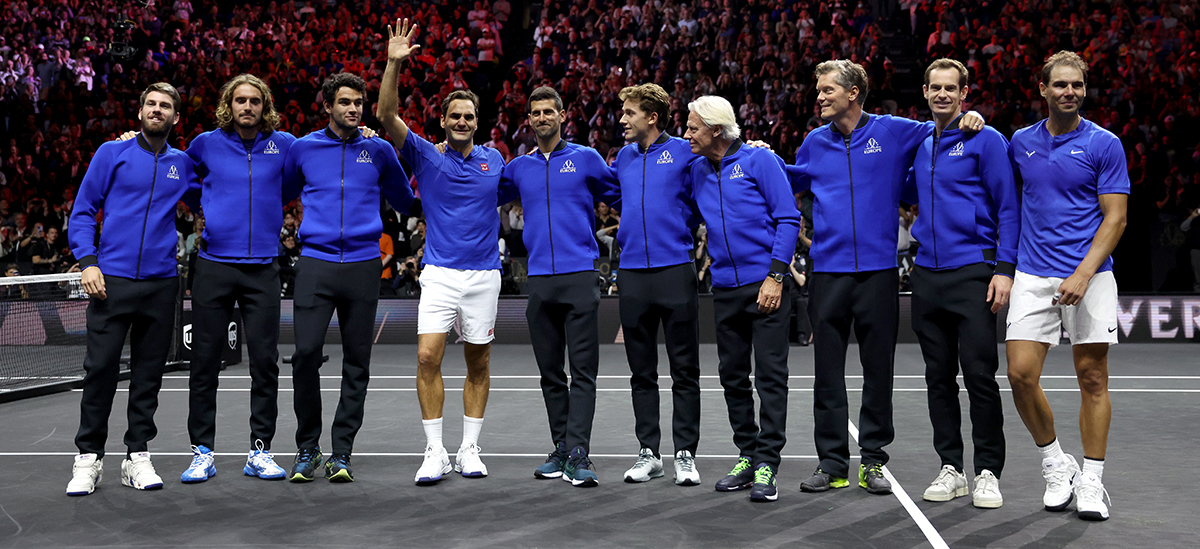 Emotional farewell to Roger Federer causes house to collapse  News |  Laver Cup