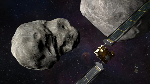 NASA Rams Spacecraft Into Asteroid To Test Planet's Defenses Monday  CBC News