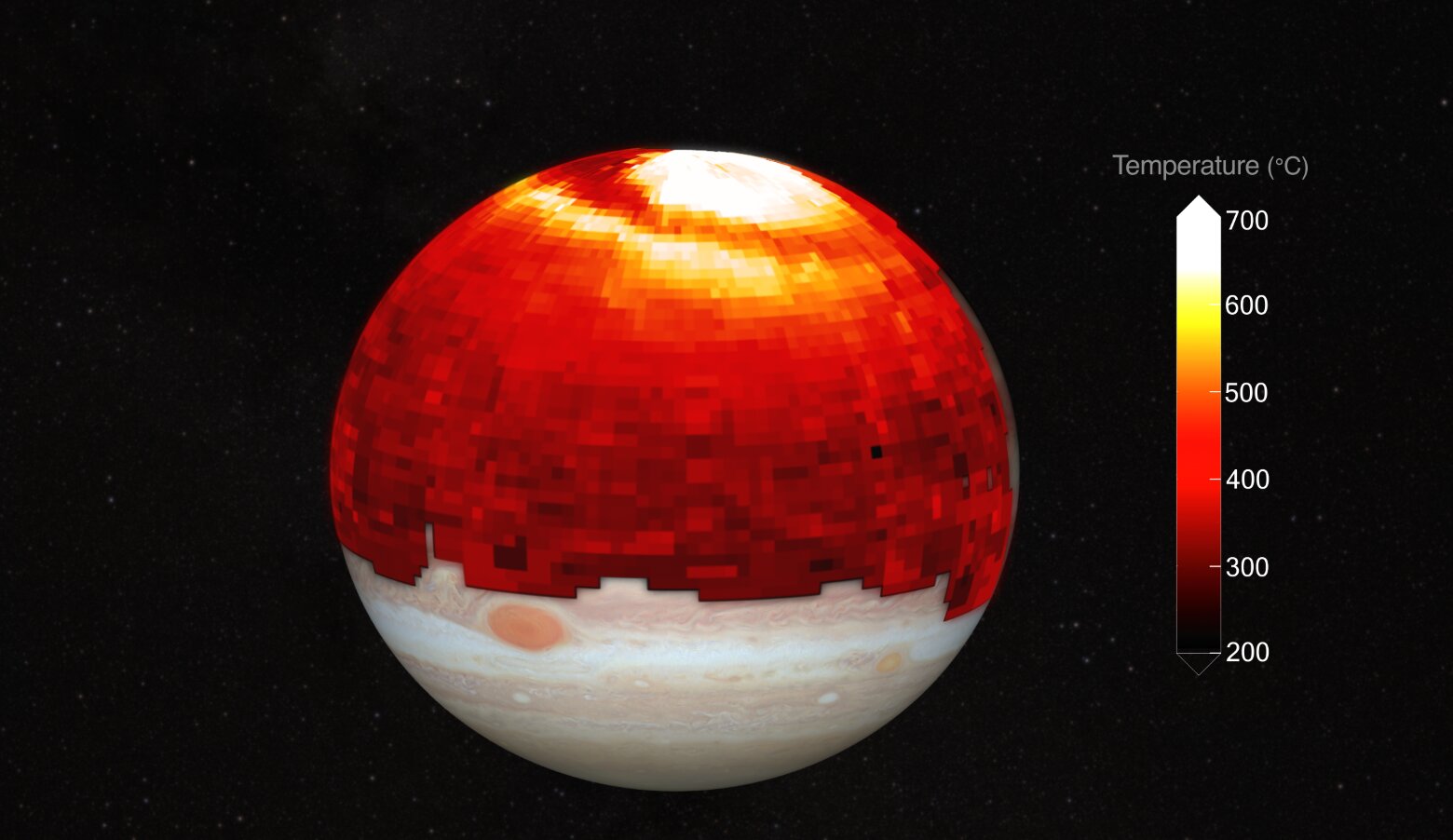 Planetary "heat wave" detected in Jupiter's atmosphere