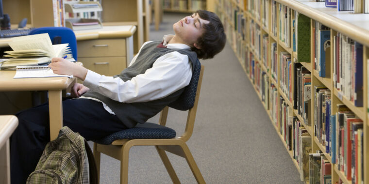 Were your teenage years exhausting?  School plans can be the reason