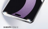 Xiaomi Civi 2 has two front cameras and a centered pill-shaped cutout