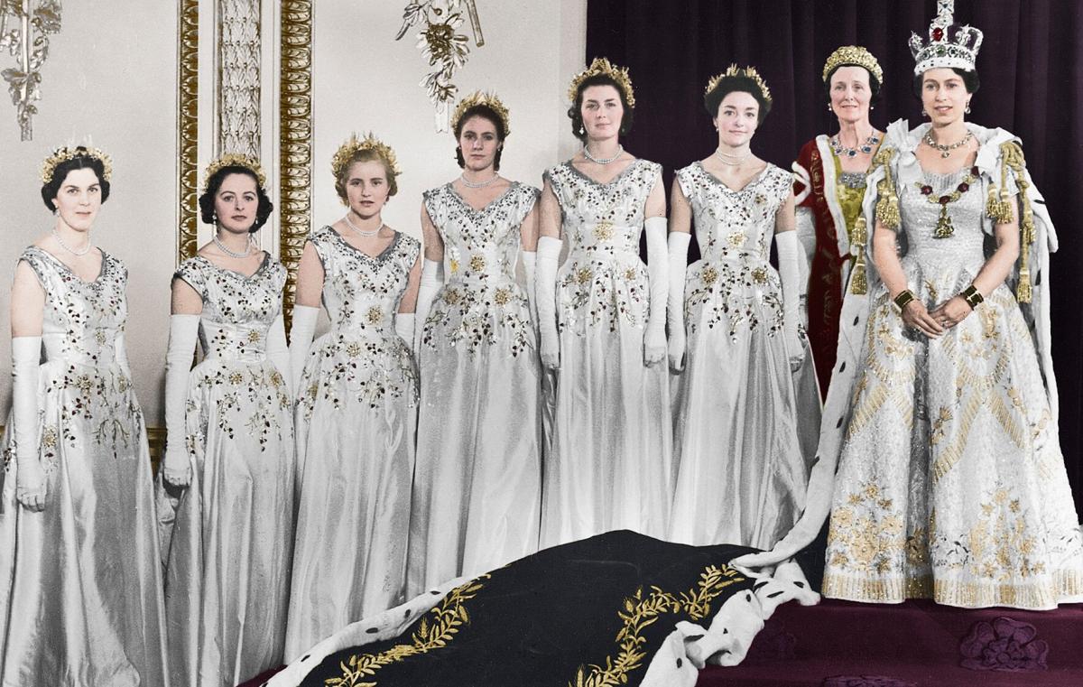 Queen Elizabeth's maid of honor, Lady Mary Russell, died the night before the state funeral