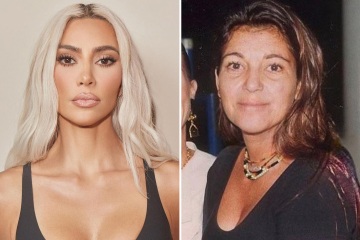 Kardashian fans shocked as AI image shows version of Kim when she's 'naturally aged'