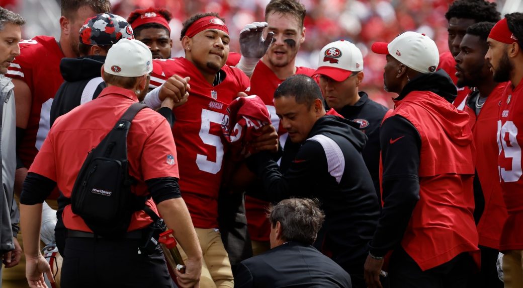 49ers QB Trey Lance fractures his ankle and will have surgery at the end of the season