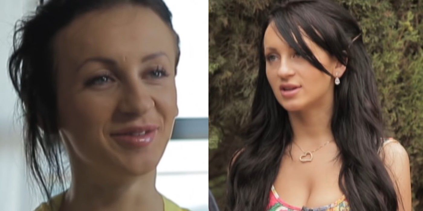 yara zaya before plastic surgery nose job 90 Day Fiance Happily Ever After side by side image