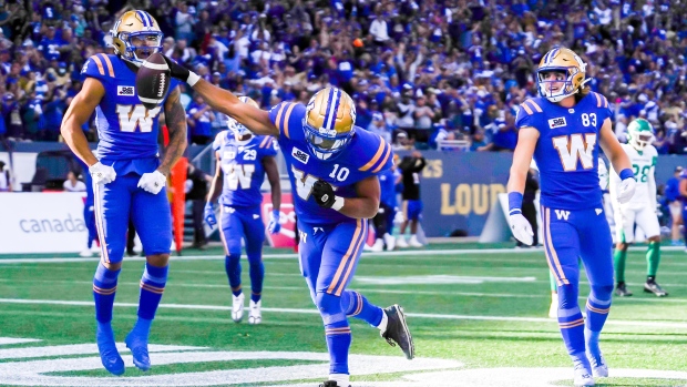 Blue Bombers tear apart Roughrider in one-sided banjo bowl - TSN.ca