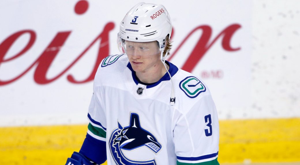 Canucks' Rathbone hopes to put a losing streak in the rearview mirror