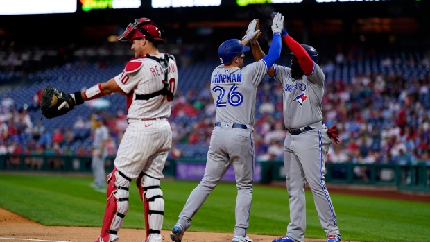 Chapman, Bradley Go Deep, Blue Jays Overtake Phillies - TSN.ca