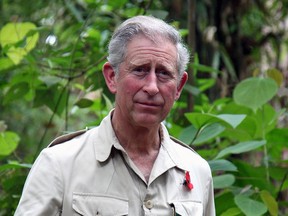 Prince Charles - now King Charles - during a trip to Indonesia in 2008, where he caused some controversy with his green activism.