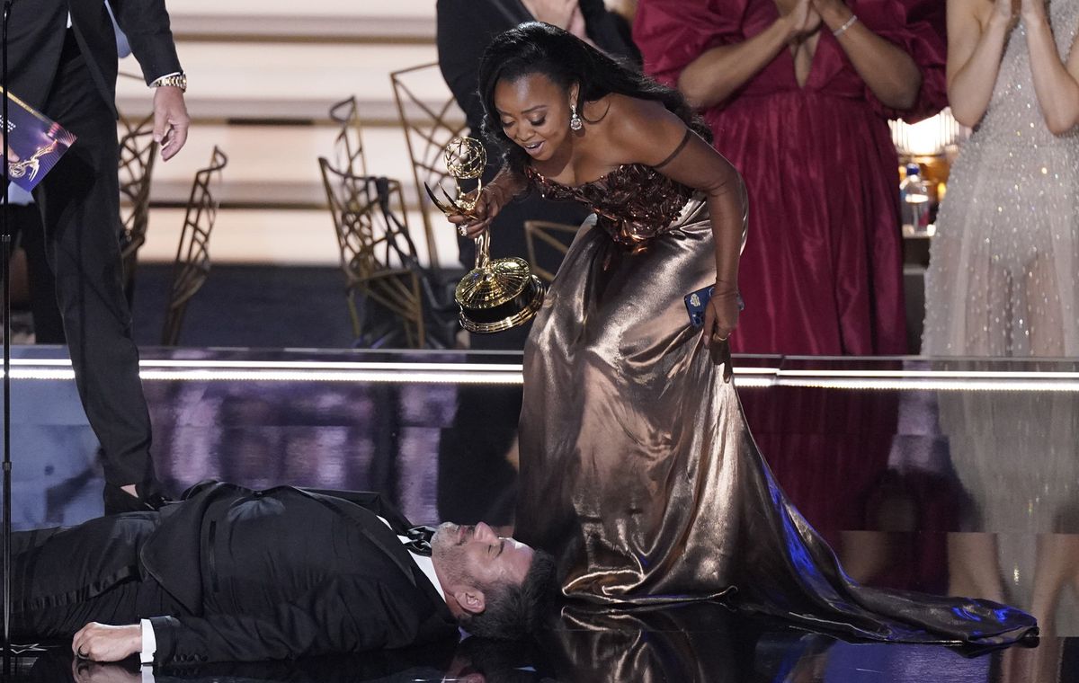 Jimmy Kimmel apologizes to Quinta Brunson for 'stupid comedy bit' at Emmys