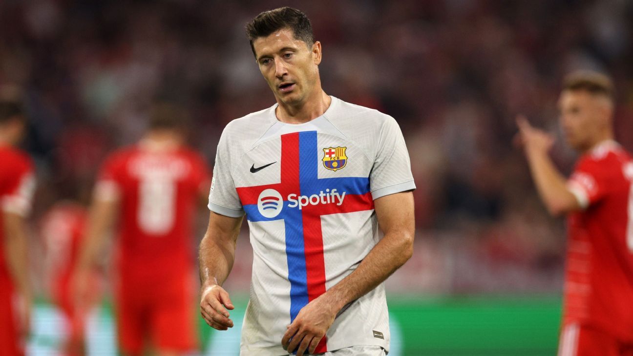 Lewandowski's ruin, on the other hand, lacks scoring chances as Bayern beat Barcelona again