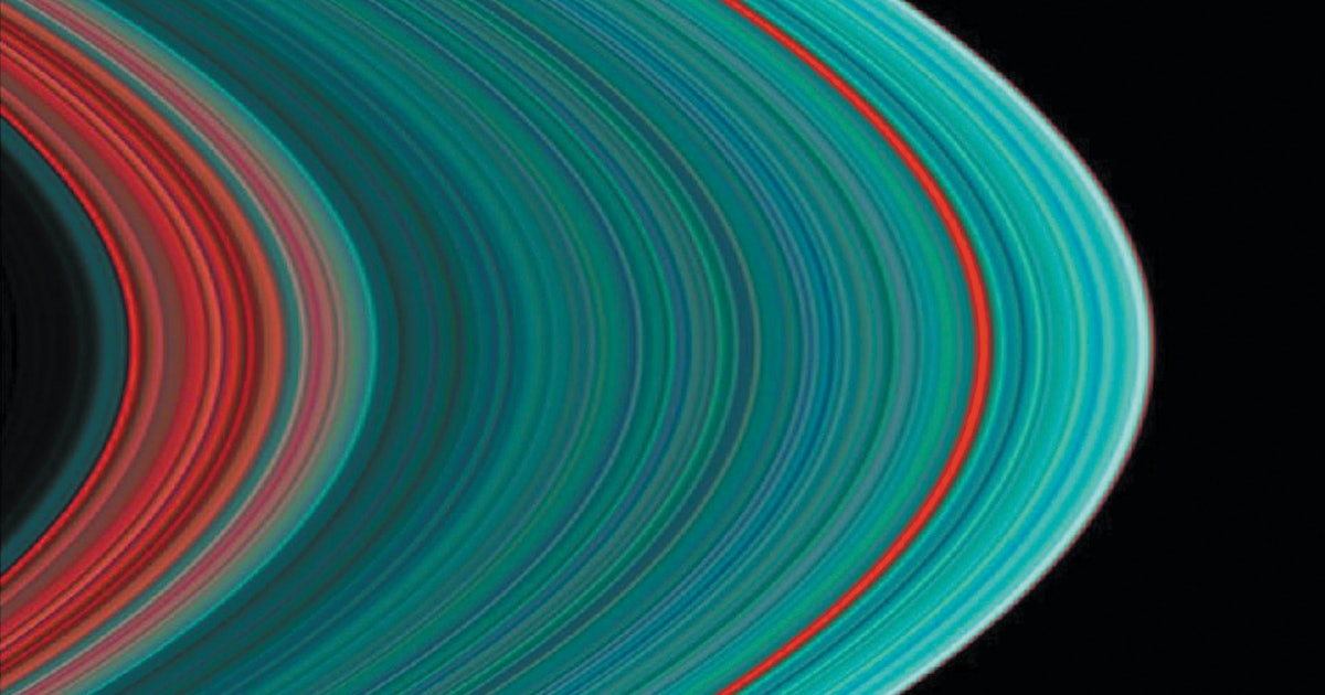 Saturn's rings were once a moon torn apart by bizarre forces