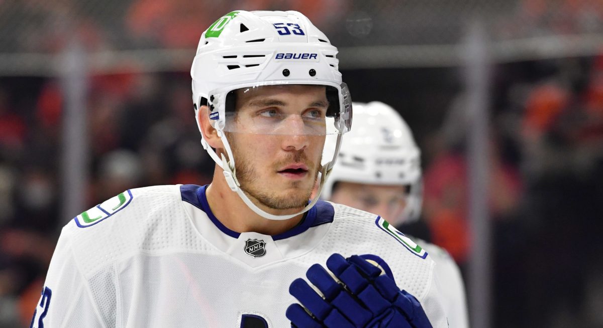 Scenes from a Canucks skate: Horvat talks contract, DiPietro arrives and Demko looks ready for the season