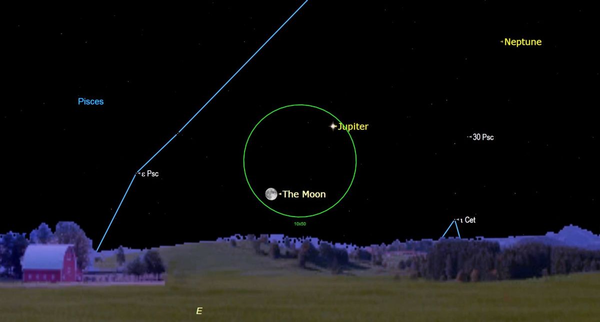 September 11 - Moon Chases Jupiter