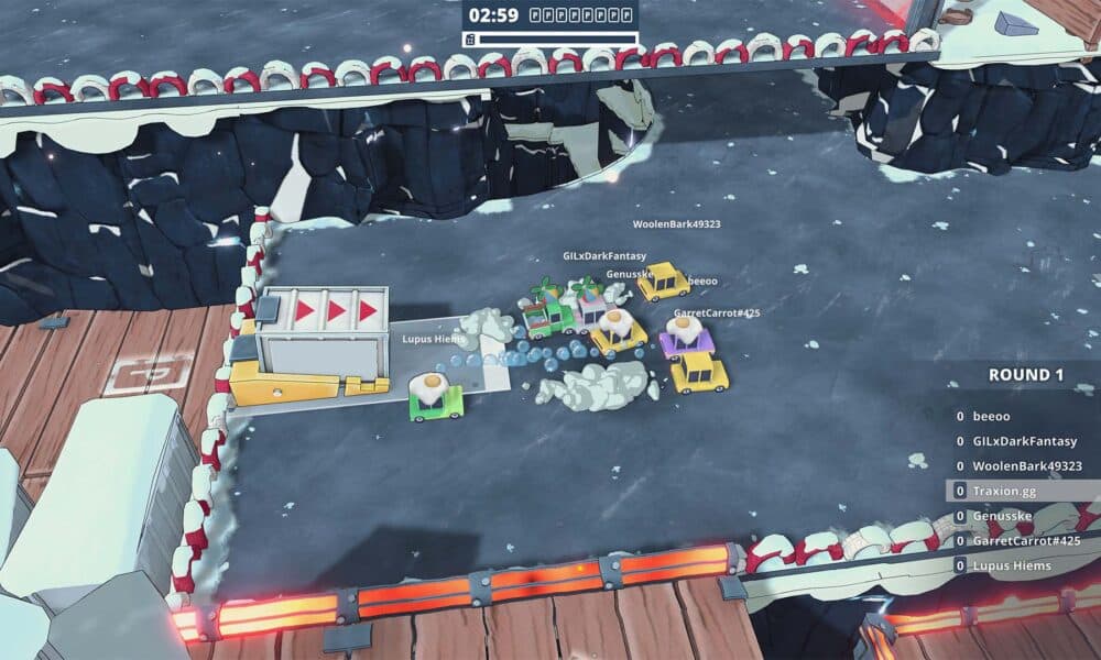 You Suck Parking: Free Winter Update features icy multiplayer levels