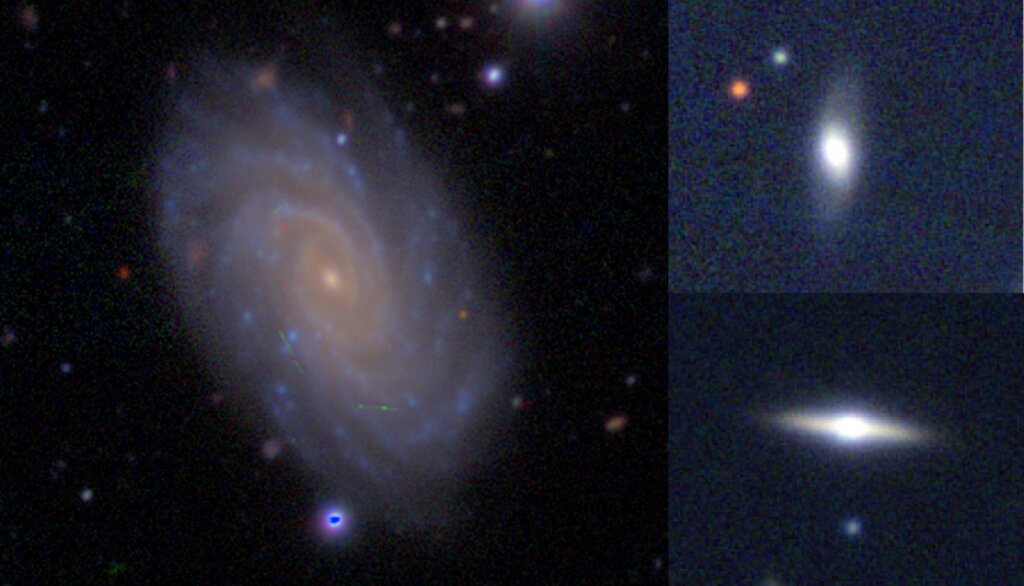 Spin flips show galaxies growing out of the cosmic web