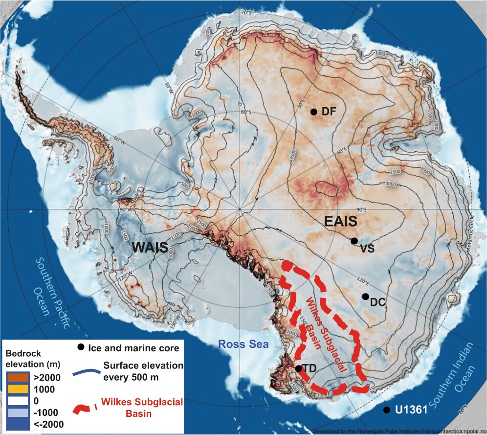 Antarctic glaciers vulnerable to rising temperatures