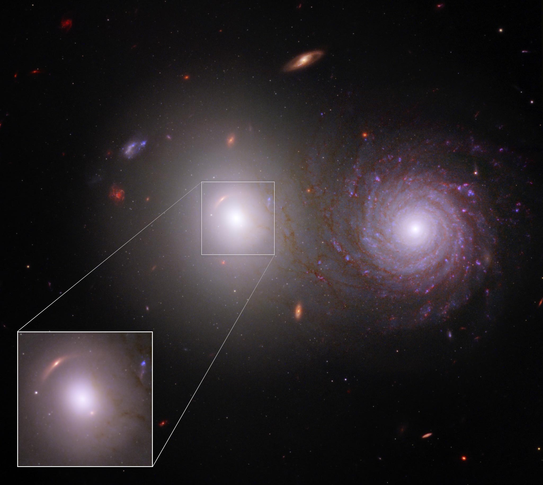 Overlapping Galaxies VV 191