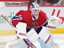 Jake Allen, who grew up in Fredericton, NB, was in goal for the Canadiens in Saturday night's Kraft Hockeyville game against the Ottawa Senators in Bouctouche, NB