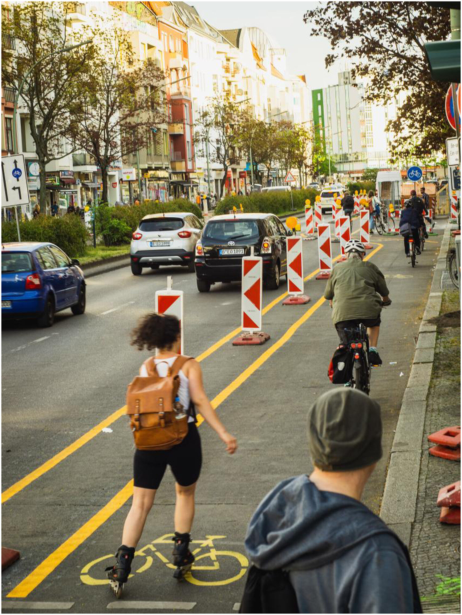 Pop-up lanes improve cycling and air quality