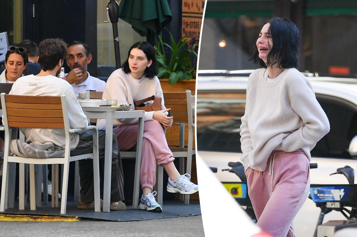 Meadow Walker breaks down in tears over lunch with husband Louis Thornton-Allan