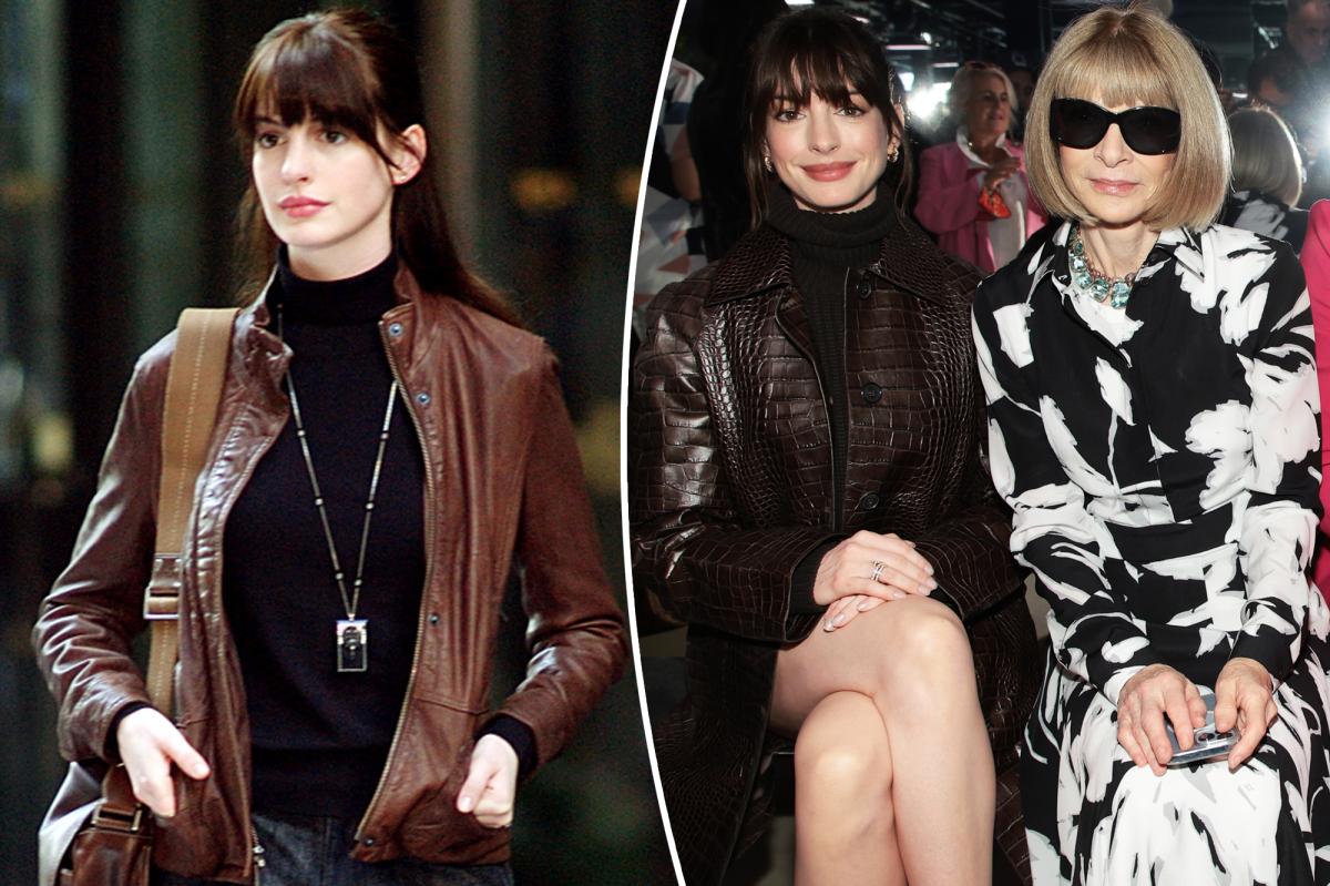 Anne Hathaway Responds to 'Devil Wears Prada' Look at NYFW: 'Kind of Crazy'