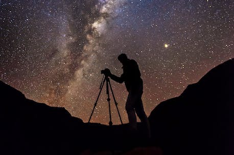 ATLANTIC SKIES: The darkness after the storm - star clusters seem to have been poured out of the sky's jewel box